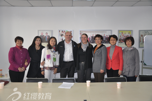 德國(guó)友人訪問(wèn)北京紅纓教育集團(tuán)